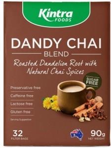Kintra Foods Roasted Dandelion Chai 32Teabags