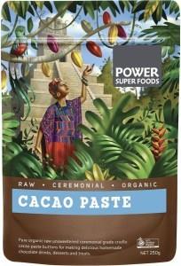 Power Super Foods Cacao Paste Buttons The Origin Series 250g
