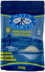 SALT OF THE EARTH Hand Harvested Celtic Sea Salt Coarse 650g