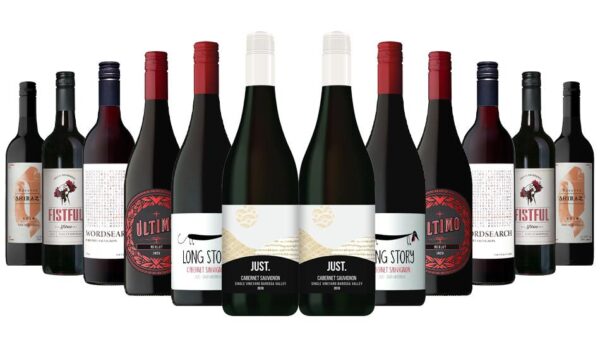 Excellent Selection Red Wines Mixed - 12 Bottles
