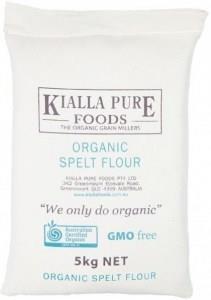 Kialla Organic Spelt Flour (Calico Bag) 5Kg