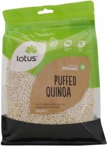 Lotus Organic Quinoa Puffed G/F 160g
