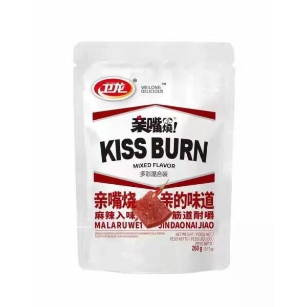 Wei Long Kiss Burn Mixed Flavours Snacks 260g