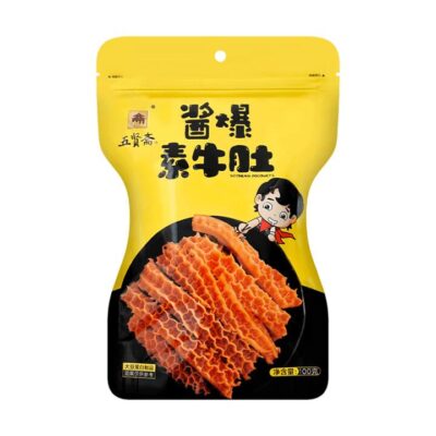 Wuxianzai Shredded Vegan Beef Tripe - Spicy Soy Sauce Flavor, 100g