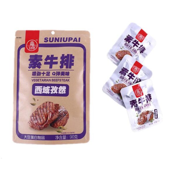 Suniupai Vegetarian Beefsteak with Cumin Flavor - 90g