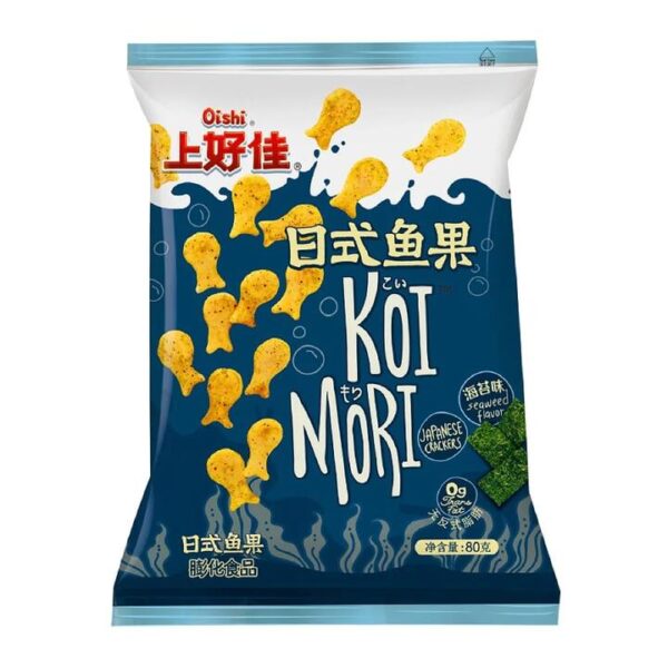 Shanghaojia Japanese Style Fish Shaped Seaweed Flavoured Snacks 80g
