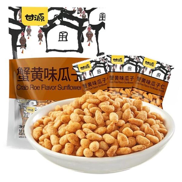 Ganyuan Crab Roe Flavor Sunflower Seeds - 208g