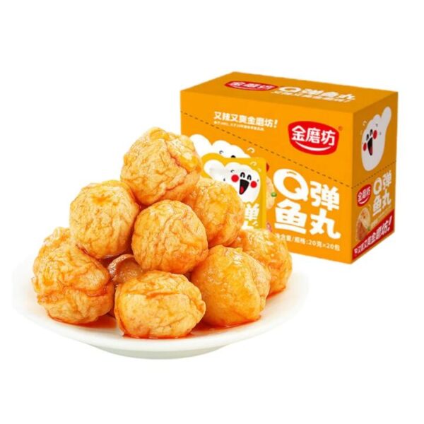Jin Mo Fang BBQ Flavor Fish Balls - 20g x 20 Packs