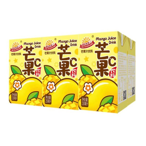 Mr. Sunshine Mango Juice - 250ml x 6 Packs