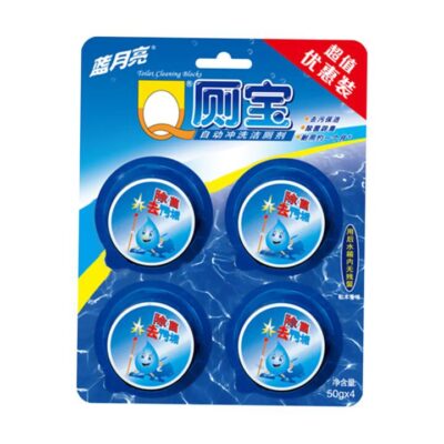 Blue Moon Q Toilet Cleaner Automatic Flush Blocks 50g*3 Pack
