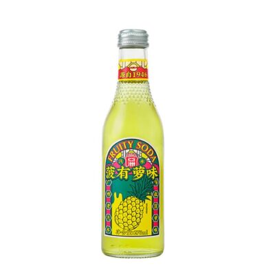 Asia Pineapple Flavored Soda - Glass Bottle, 275ml