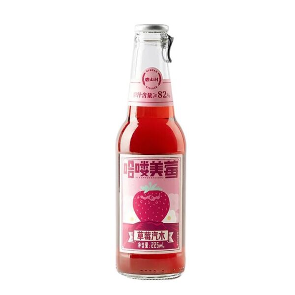 Bishan Village Strawberry Soda - 225ml