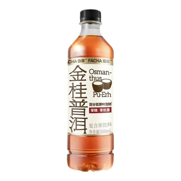 Genki Forest Facha Osmanthus Pu-Erh Tea - 550ml
