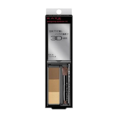 KATE 3D Three-Color Eyebrow Powder - Light Brown EX-4