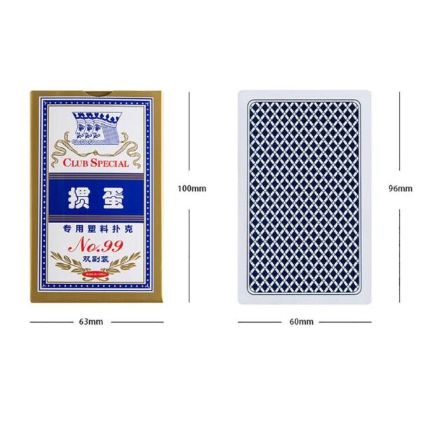 777 Special Playing Cards for Guandan - Blue, 2 Decks