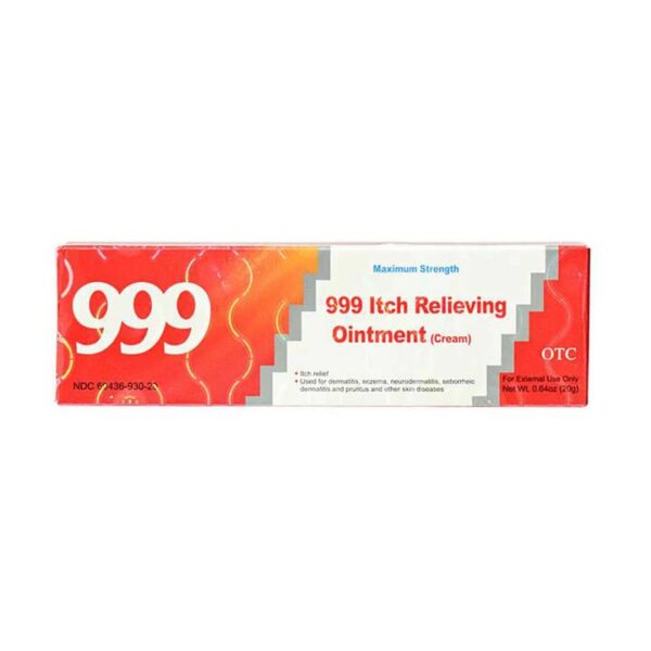 999 Itch Relieving Ointment - 20g