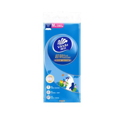 Vinda M Size Bottom Draw Tissues - 280 Sheets