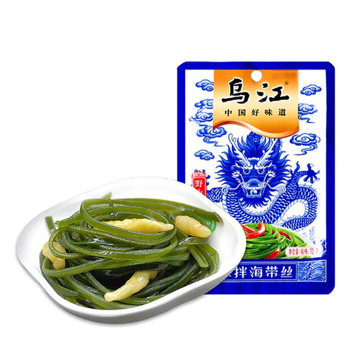 Wujiang Spicy Pickled Kelp Strips with Wild Pepper - 70g
