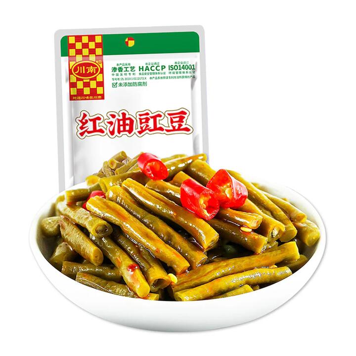 Chuan Nan Red Oil Cowpeas Side Dish, Frozen, 81g