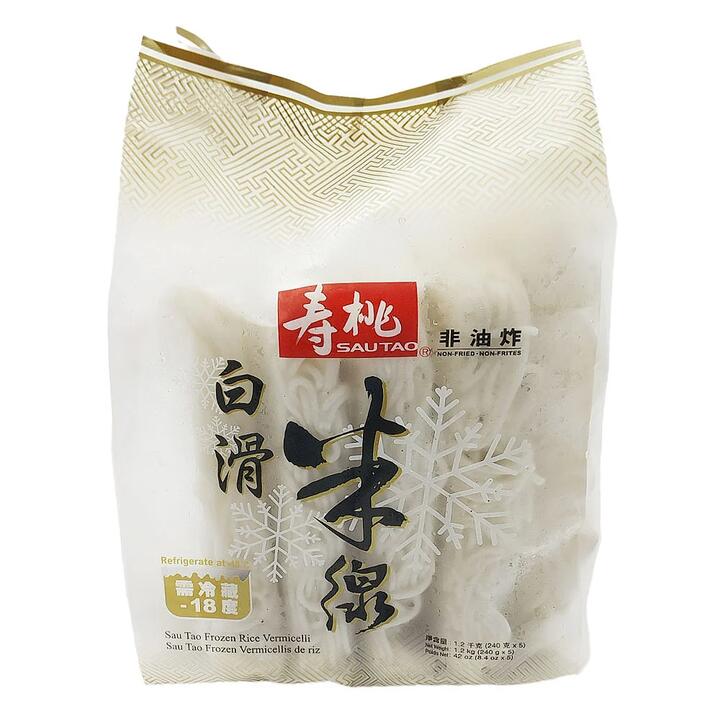 [Frozen] Shoutao Brand Smooth White Rice Noodles, 5 Packs, 1.2kg