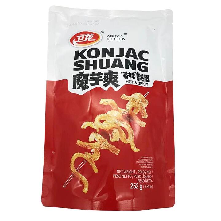 Wei Long Spicy Konjac Snack 252g