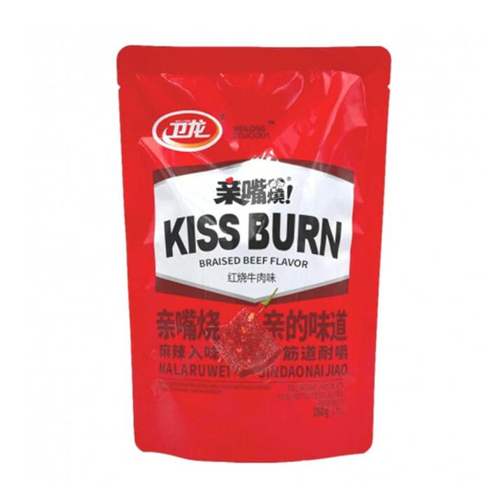 Wei Long Kiss Burn Stewed Beef Flavour Snacks 260g