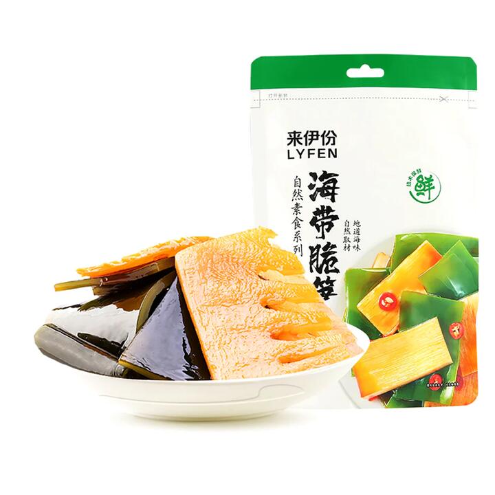 LYFEN Spicy Seaweed and Crispy Bamboo Shoots 160g
