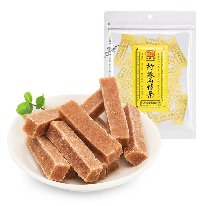 Xiaomeiwu Lemon Hawthorn Strips 120g