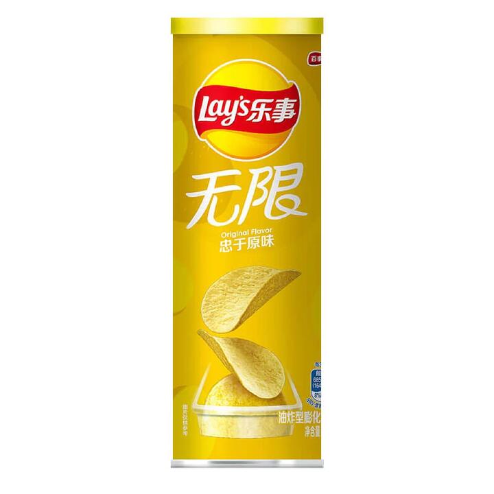 Lay's Infinite Garden Original Flavour Potato Chips, Canister, 104g