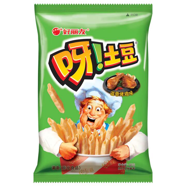 Orion Ya! Potato Chips - Roasted Chicken Flavor, 40g