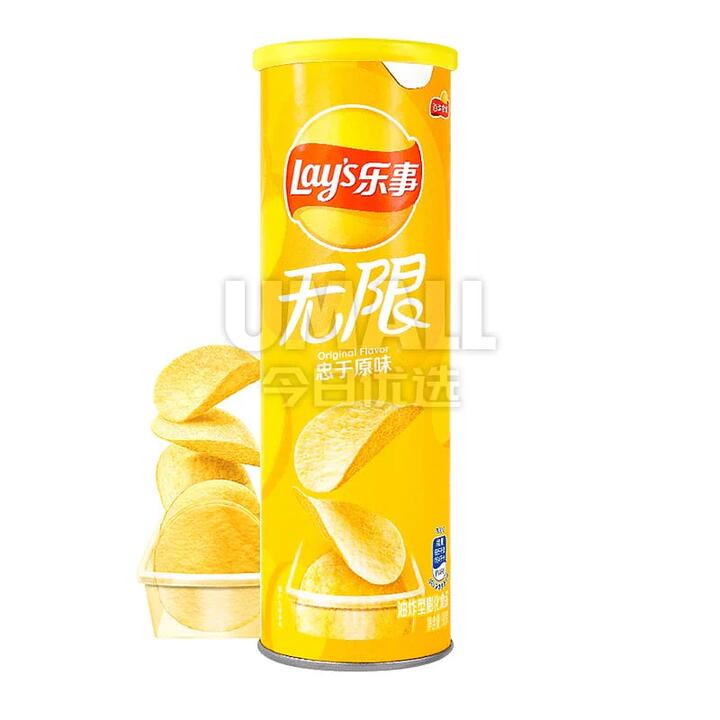 Lay's Stax Original Potato Chips - 90g Can