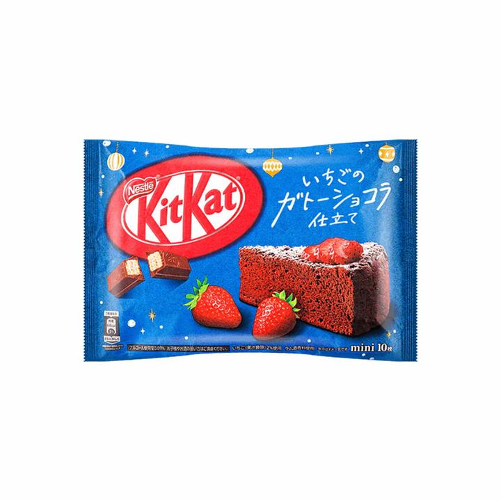 Nestle KitKat Mini Strawberry Chocolate Wafer Bars - 120g (10 Pieces)