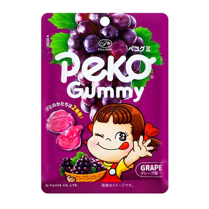 Fujiya Peko Soft Grape Flavoured Candy 50g