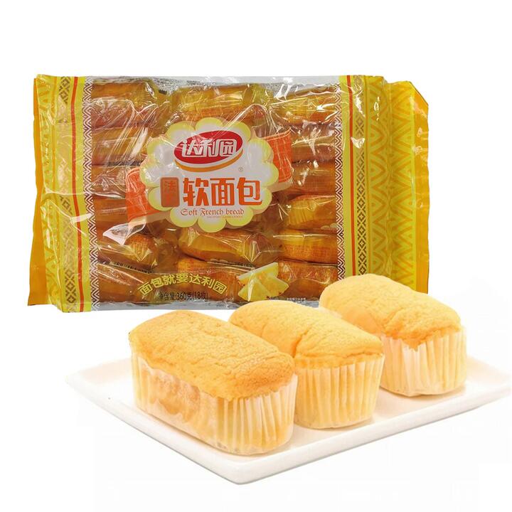 Daliyuan Soft Bread, Pineapple Flavor, 18 Pieces, 369g