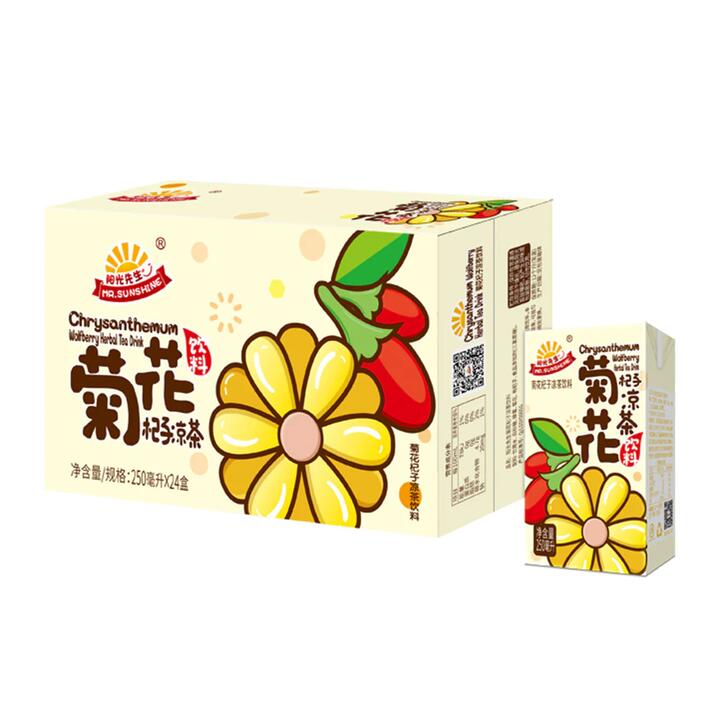 Mr. Sunshine Chrysanthemum Wolfberry Herbal Tea Drink - 250ml x 24