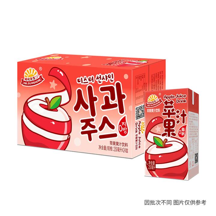 Mr. Sunshine Apple Juice Drink - 250ml x 24