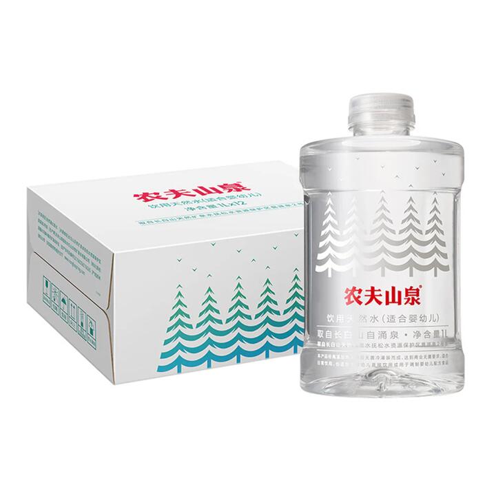 Nongfu Spring Natural Drinking Water Suitable for Infants 1L*12 Bottles