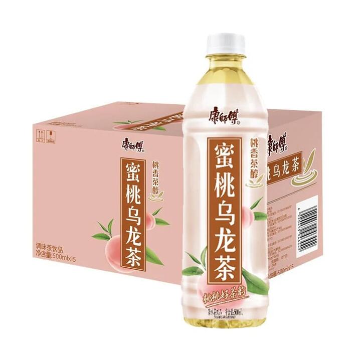 Master Kong Honey Peach Oolong Tea 500ml x 15 Bottles/Case