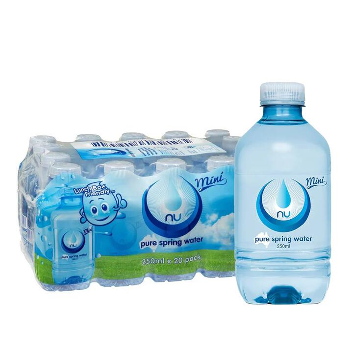 Nu Pure Spring Water - 250ml x 20 Pack