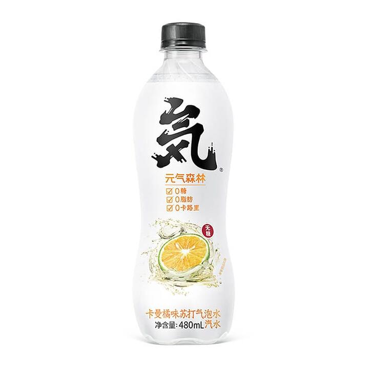 [Genki Forest] Kaman Orange Flavoured Sparkling Water 480ml