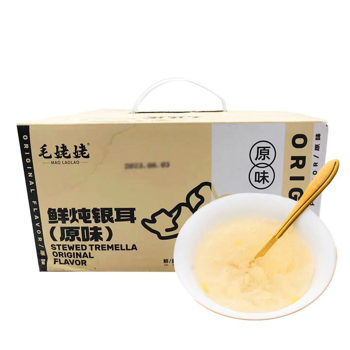 Mao Laolao Stewed Tremella Original Flavor - 198g x 12 Bottles