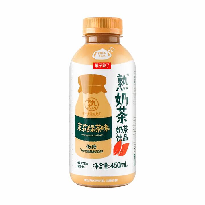 Guozishule Jasmine Green Tea Milk Tea - 450ml