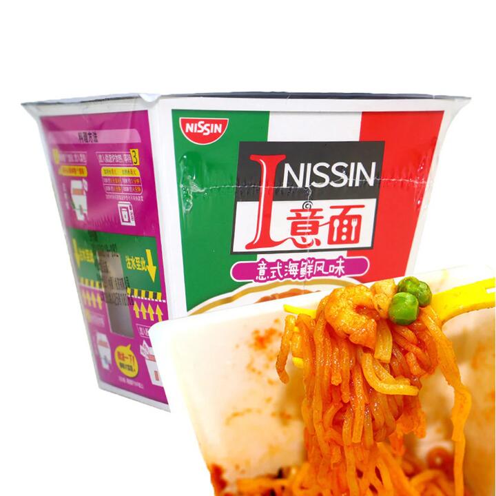 Nissin Italian Style Seafood Flavor Instant Noodles - 95g