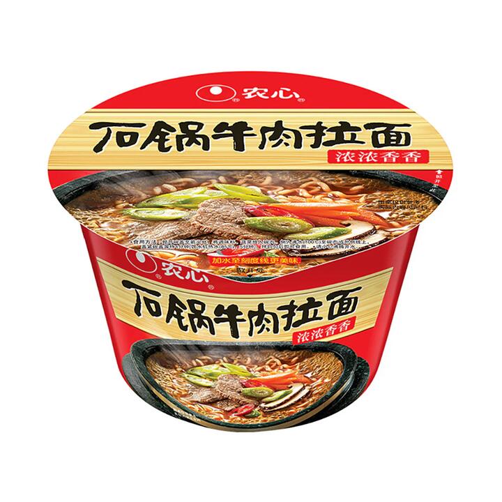 Nongshim Stone Pot Beef Ramen Bowl - 117g