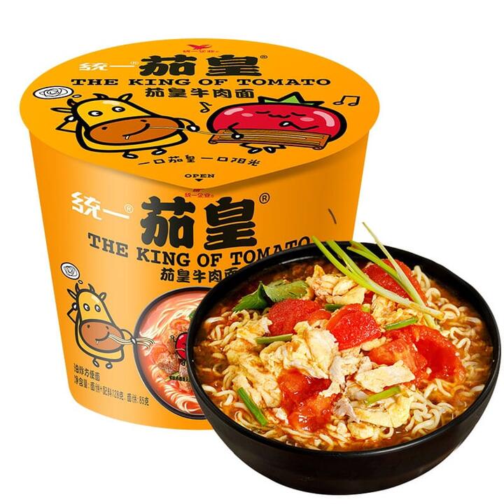 Uni-President The King of Tomato Beef Noodles - 128g