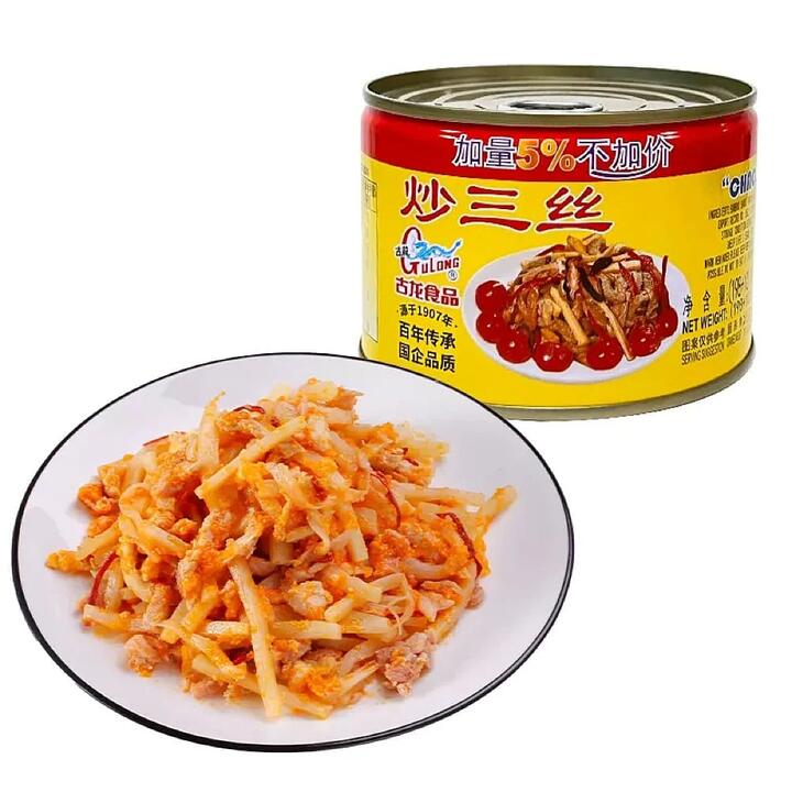 GuLong Stir-Fried Three Shreds 198g