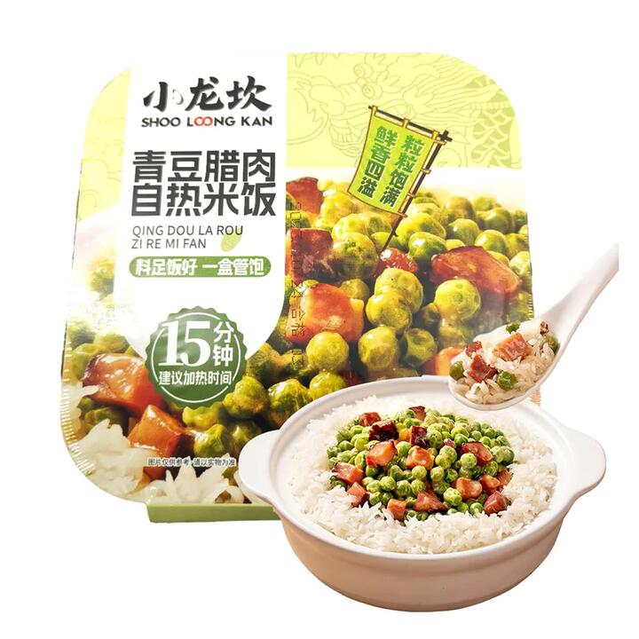 Shoo Loong Kan Self-Heating Rice with Green Peas and Bacon - 260g