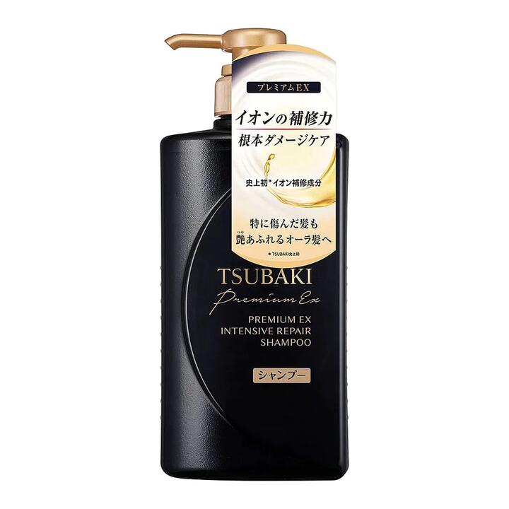 Shiseido Tsubaki Damage Care Shampoo, Black, 490ml