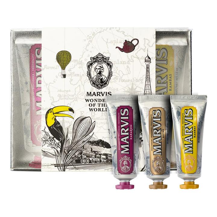 Marvis World Wonders Gift Set with Three Flavours, 75ml each