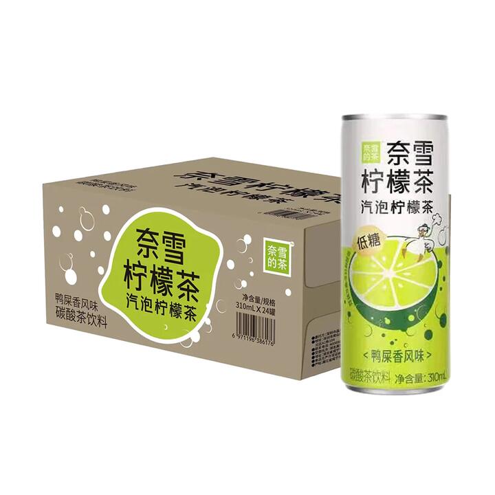 Nayuki Duck Shit Aroma Sparkling Lemon Tea - 310ml x 24 Cans